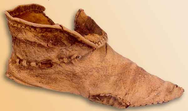 chaussure du XIème siècle, Colletière, France